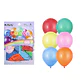 Globos de látex colores surtidos mate 15cm 20pcs - Miniatura 1