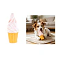Juguete de helado puntiagudo para perro 12cm - Miniatura 1