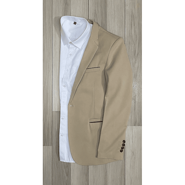 Blazer Beige Slim Fit  