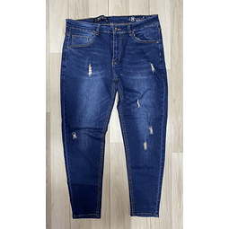 Jeans Azul Rasgado Slim fit