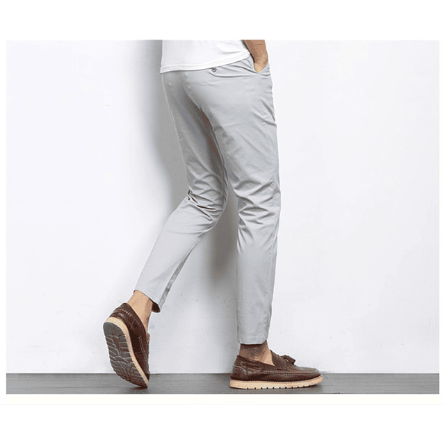 Pantalón Blanco Hueso (CORTO TOBILLO) Slim Fit