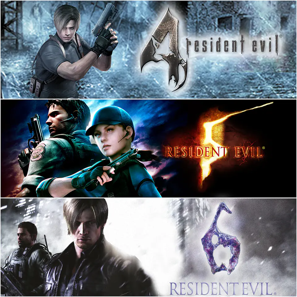Pack triple de Resident Evil 1