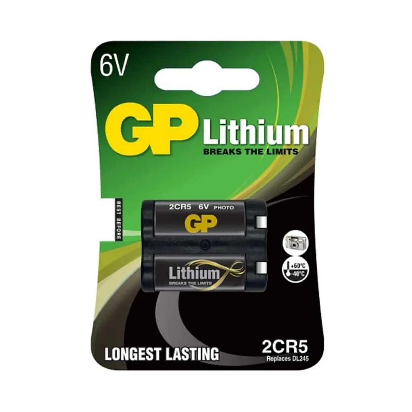Pila GP 2CR5 6V – Unidad 1