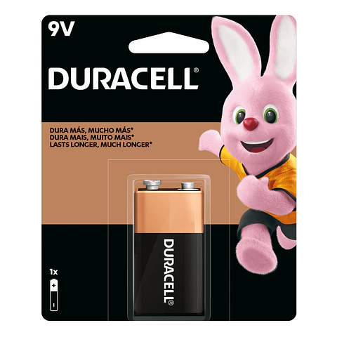 Pila Duracell 9V – Unidad