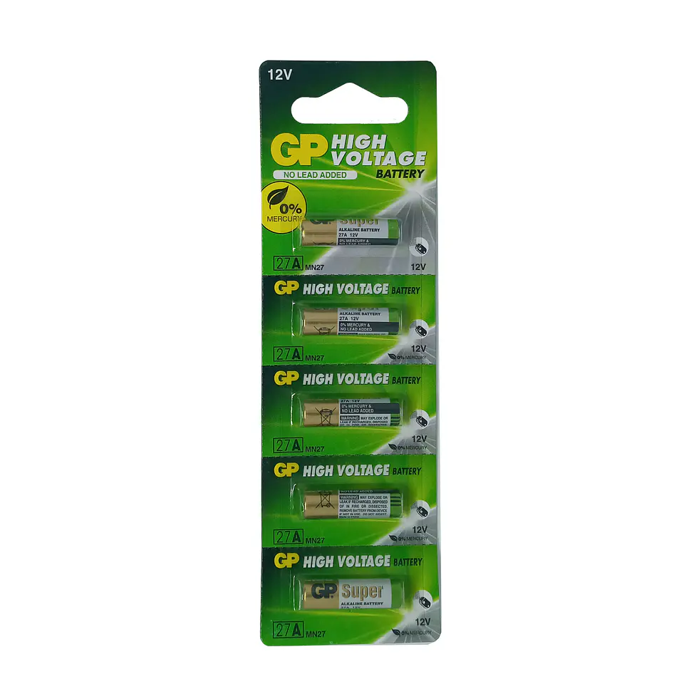 Pilas GP 27A 12V – Pack de 5 1