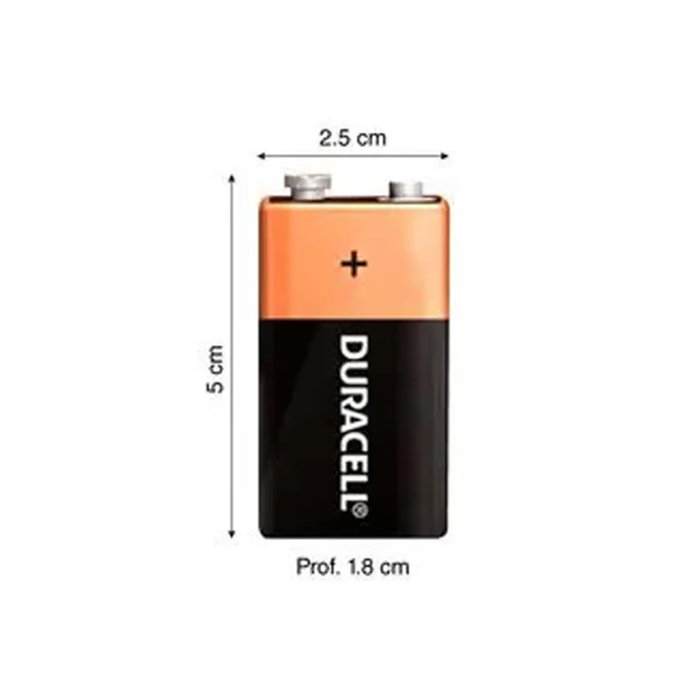 Pila Duracell 9V – Unidad 3
