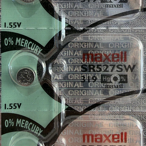 Pila Maxell SR527SW / 319 – Óxido de Plata 1.55V