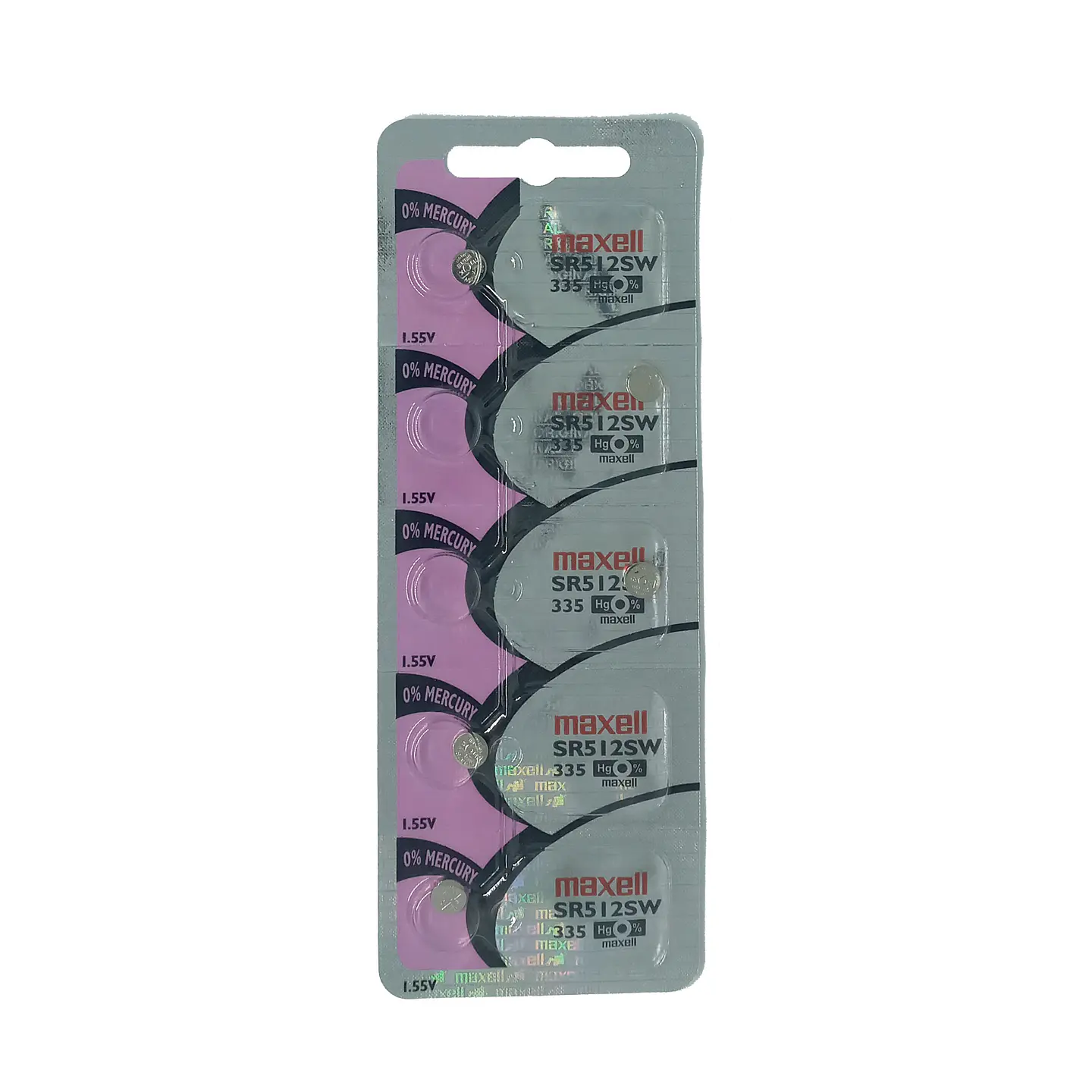 Pila Maxell SR512SW / 335 – Óxido de Plata 1.55V 2