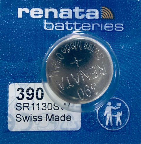 Pila Renata 390 / SR1130SW – Óxido de Plata 1.55V