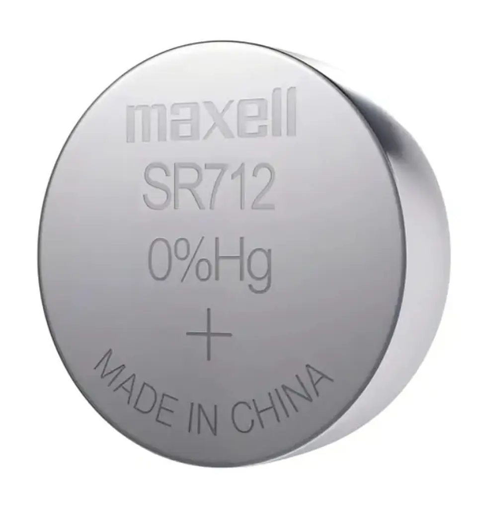 Pila Maxell SR712SW / 346 – Óxido de Plata 1.55V 2