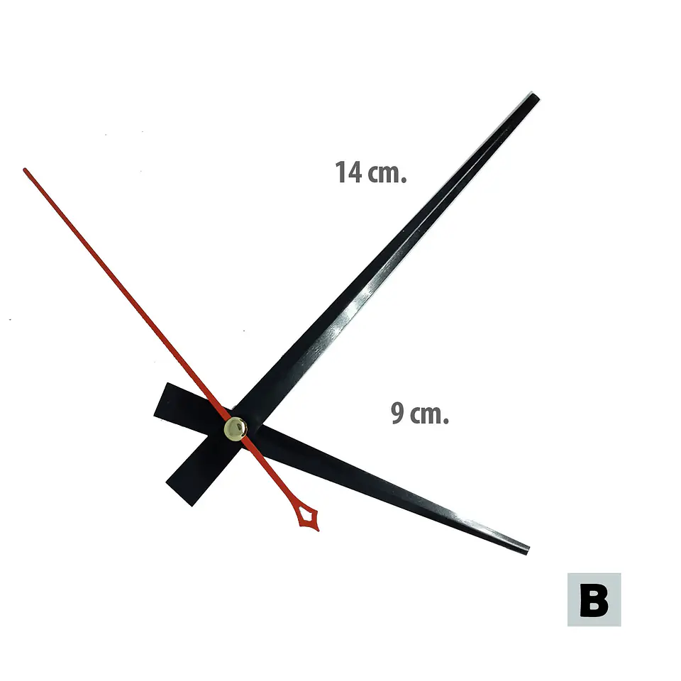 Módulo para Reloj Mural 10 mm con Punteros Lisos 5