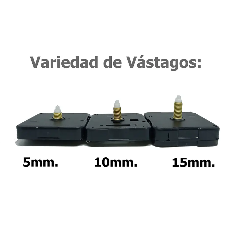 Módulo para Reloj Mural 5 mm con Punteros Lisos 5