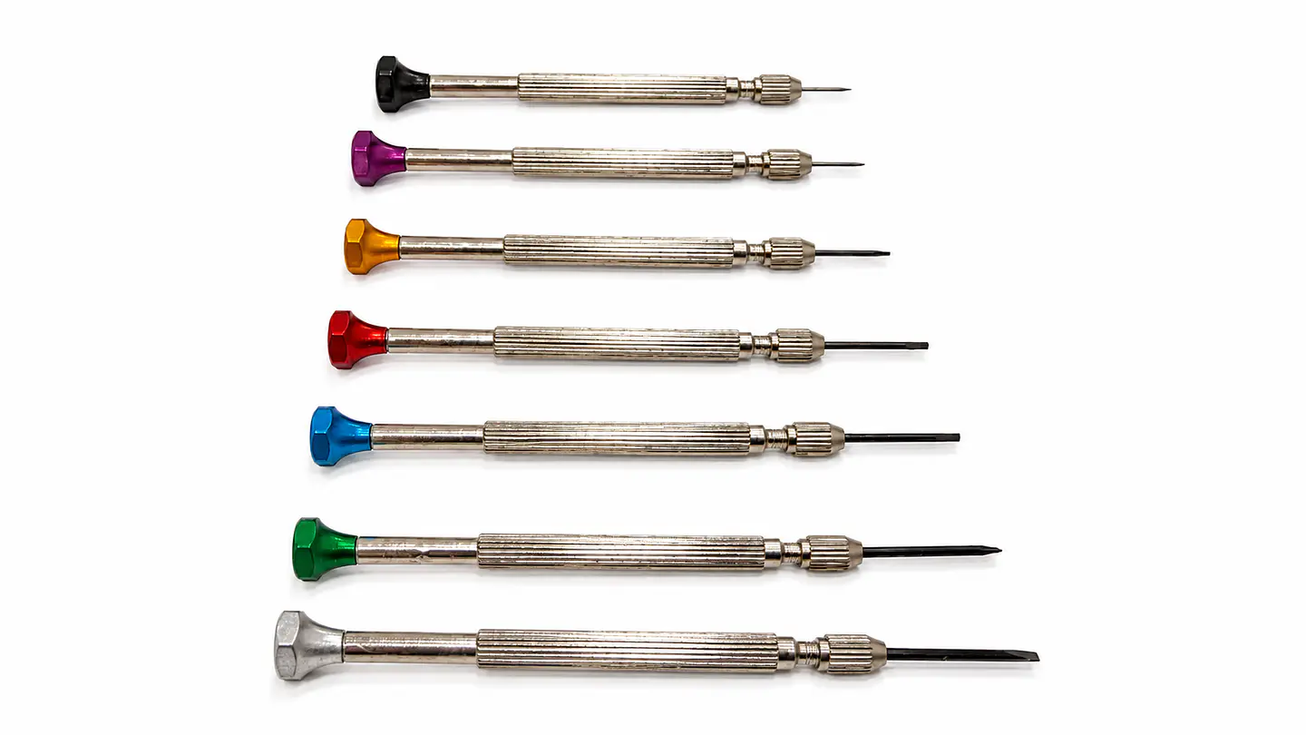 Set de 7 Destornilladores Relojeros Reversibles 3