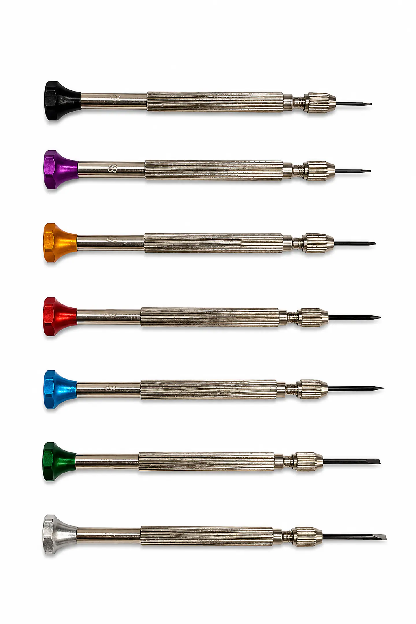 Set de 7 Destornilladores Relojeros Reversibles 5