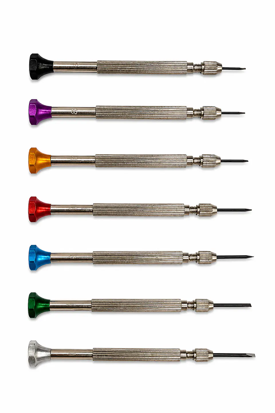 Set de 7 Destornilladores Relojeros Reversibles 5