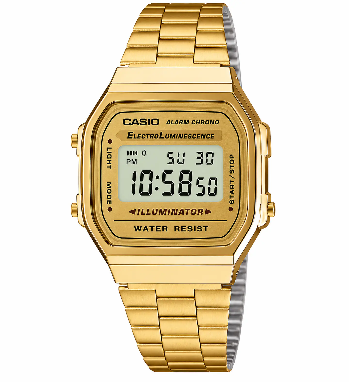 Reloj Casio A-168WG-9 Digital Dorado Vintage 1