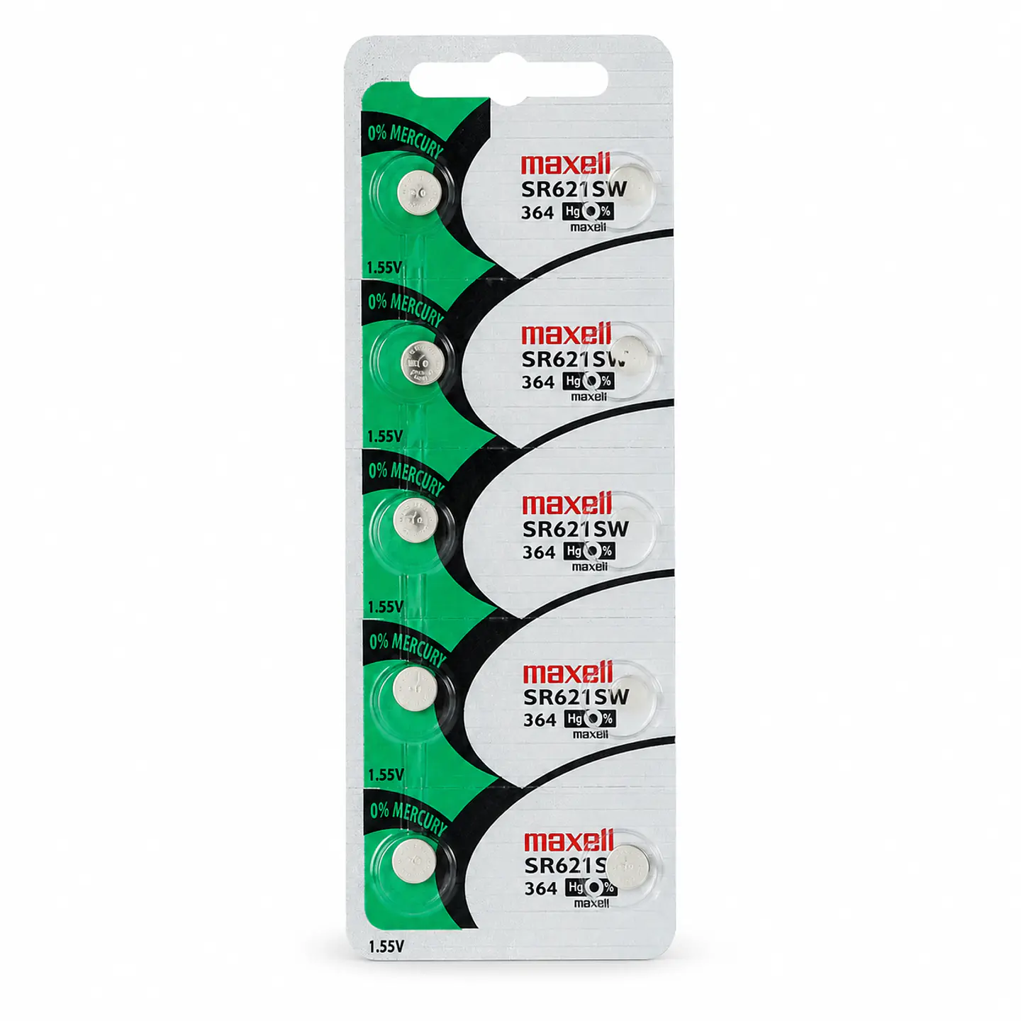 Pila Maxell SR621SW / 364 – Óxido de Plata 1.55V 3