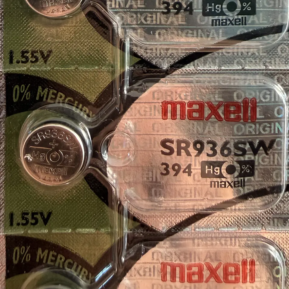 Pila Maxell SR936SW / 394 – Óxido de Plata 1.55V 1
