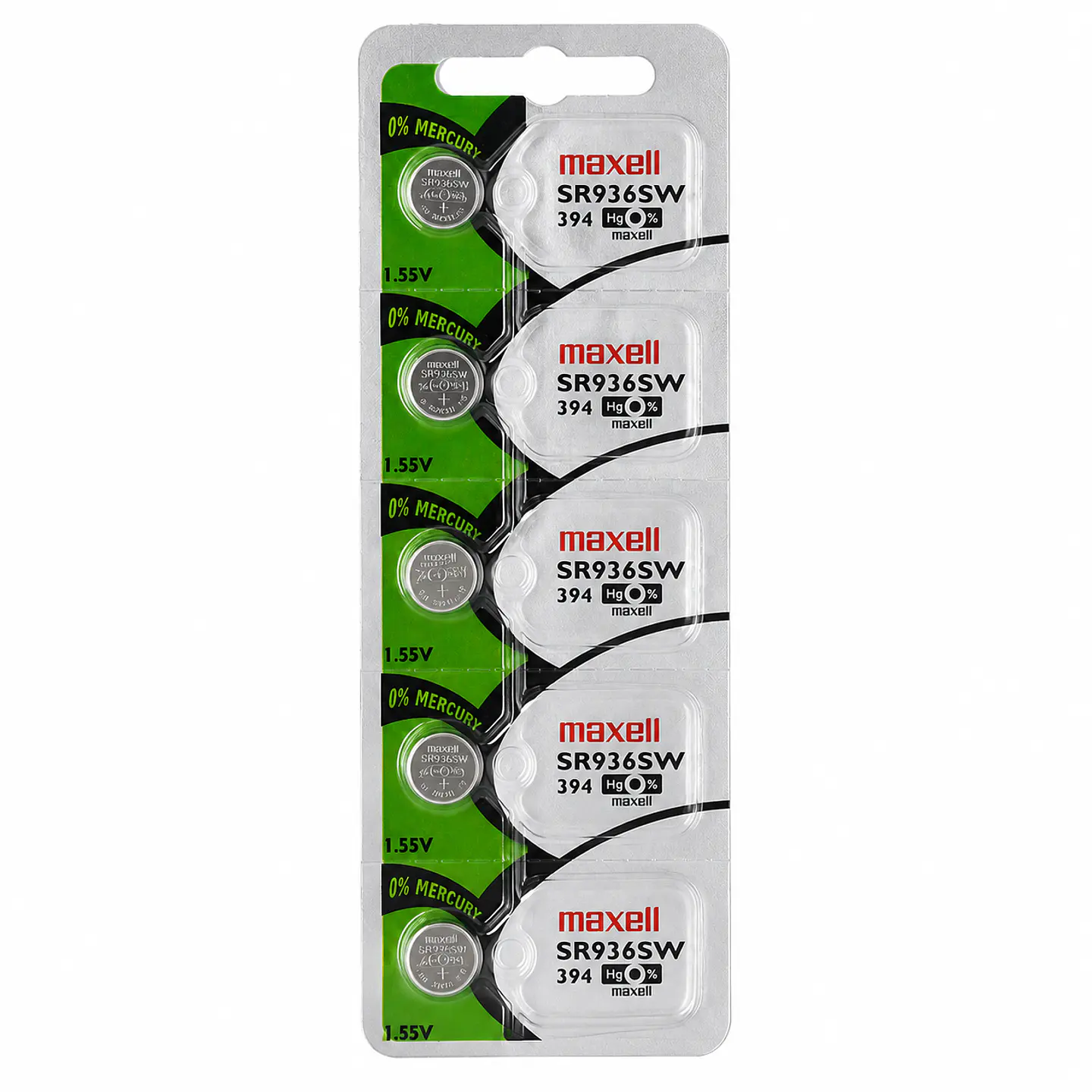 Pila Maxell SR936SW / 394 – Óxido de Plata 1.55V 3