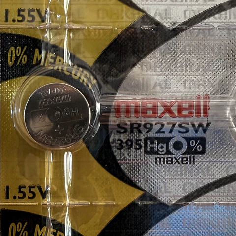 Pila Maxell SR927SW / 395 – Óxido de Plata 1.55V