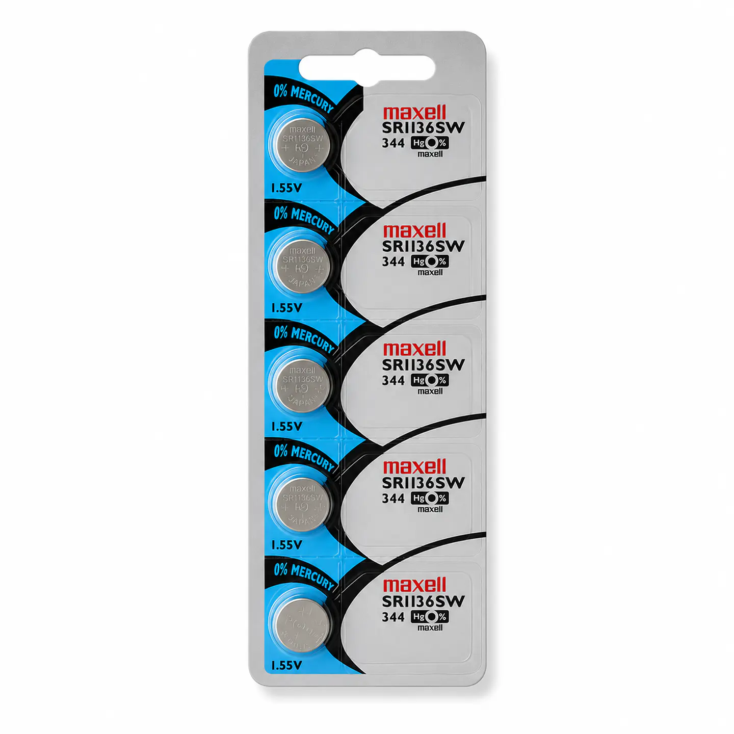 Pila Maxell SR1136SW / 344 – Óxido de Plata 1.55V 3