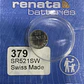 Pila Renata 379 / SR521SW – Óxido de Plata 1.55V - Miniatura 1