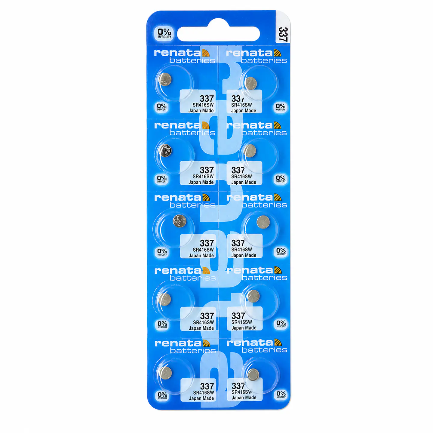 Pila Renata 337 / SR416SW – Óxido de Plata 1.55V 2