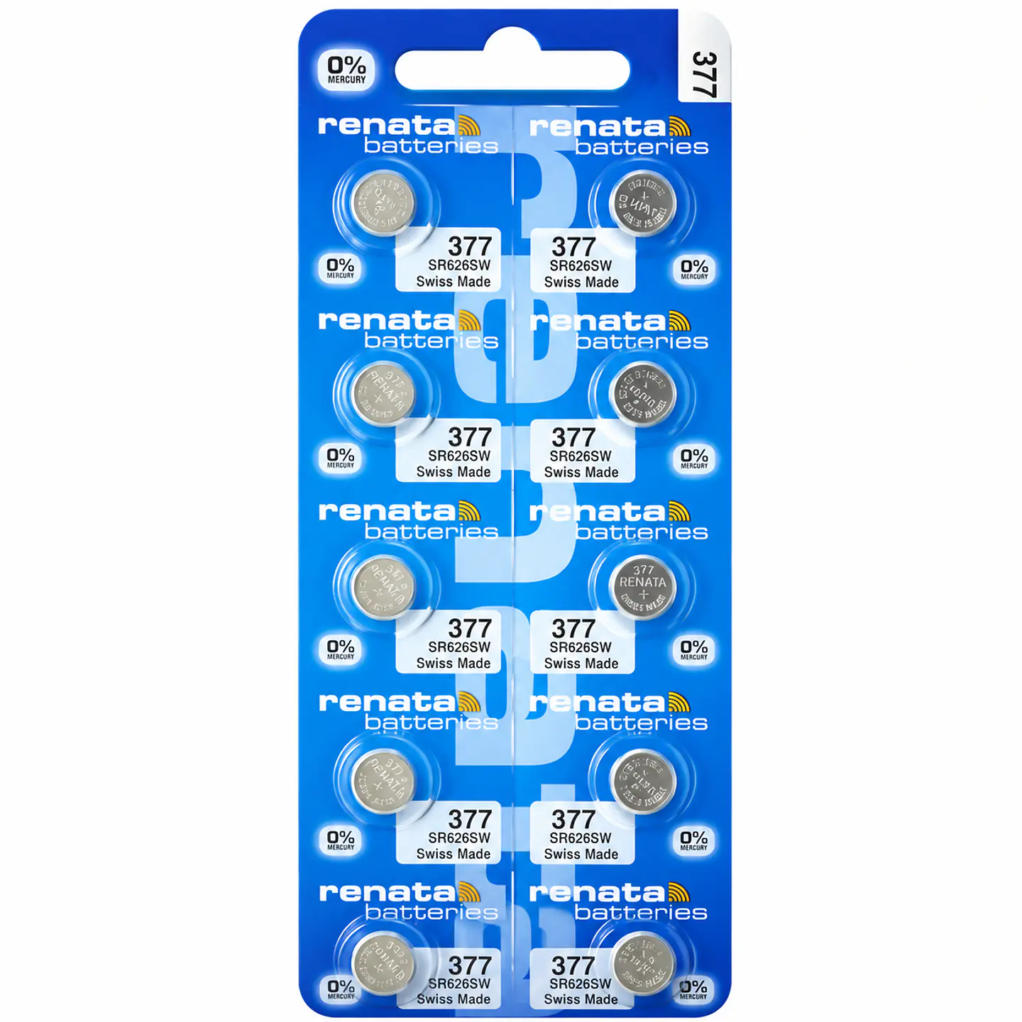 Pila Renata 377 / SR626SW – Óxido de Plata 1.55V 3