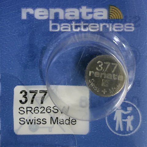 Pila Renata 377 / SR626SW – Óxido de Plata 1.55V