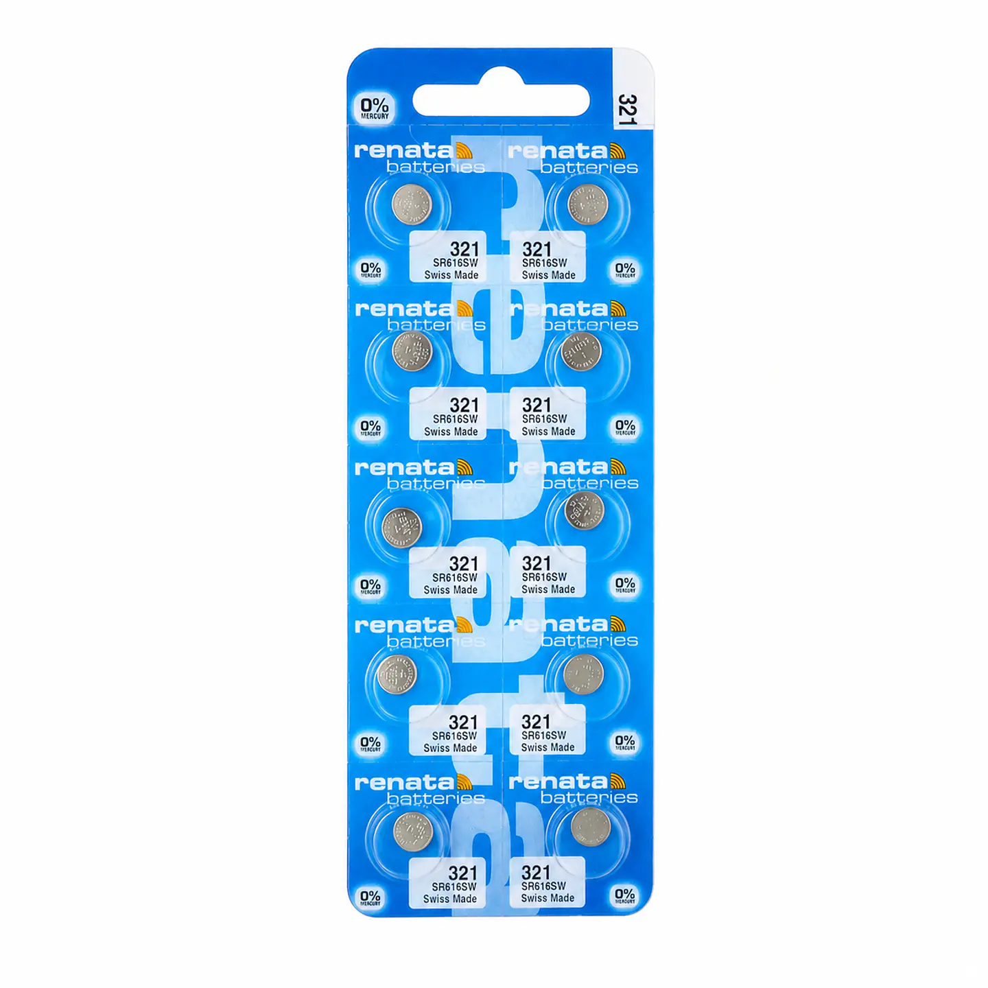Pila Renata 321 / SR616SW – Óxido de Plata 1.55V 3