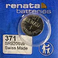 Pila Renata 371 / SR920SW – Óxido de Plata 1.55V - Miniatura 1