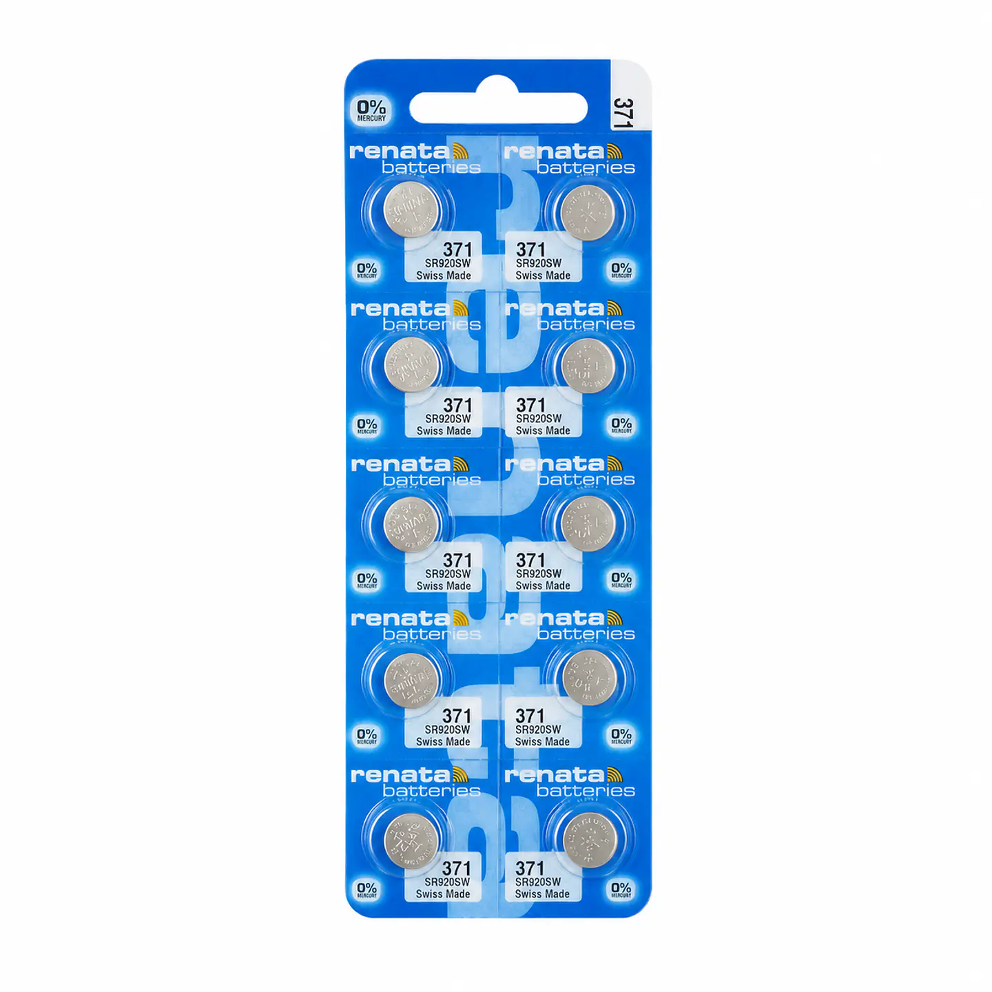 Pila Renata 371 / SR920SW – Óxido de Plata 1.55V 3