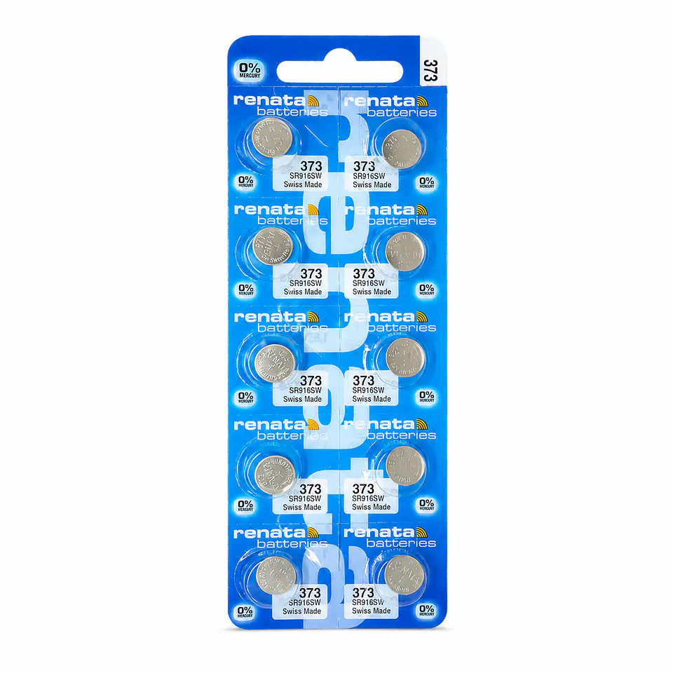 Pila Renata 373 / SR916SW – Óxido de Plata 1.55V 3