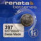 Pila Renata 397 / SR726SW – Óxido de Plata 1.55V - Miniatura 1