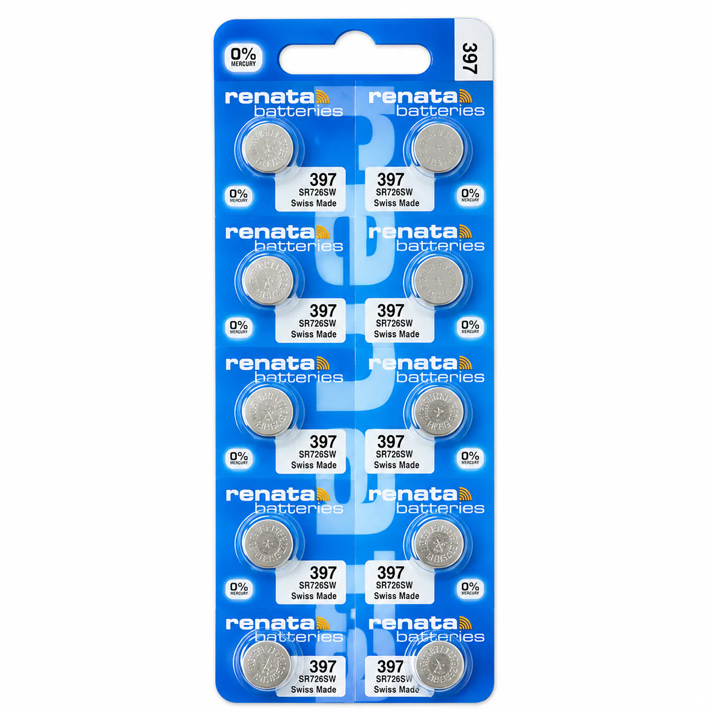 Pila Renata 397 / SR726SW – Óxido de Plata 1.55V 3