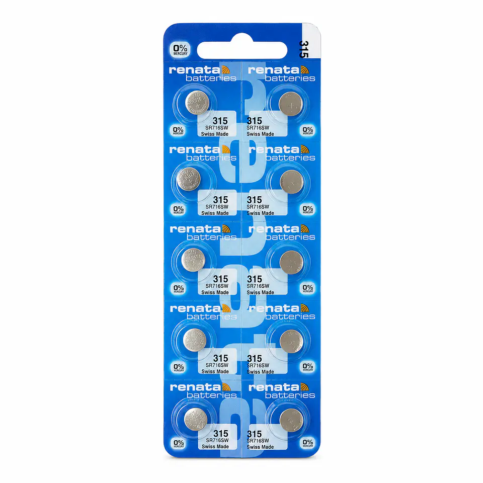 Pila Renata 315 / SR716SW – Óxido de Plata 1.55V 3