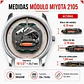 Movimiento Miyota 2105 Día y Fecha a las 3 con Pila y Eje - Miniatura 2