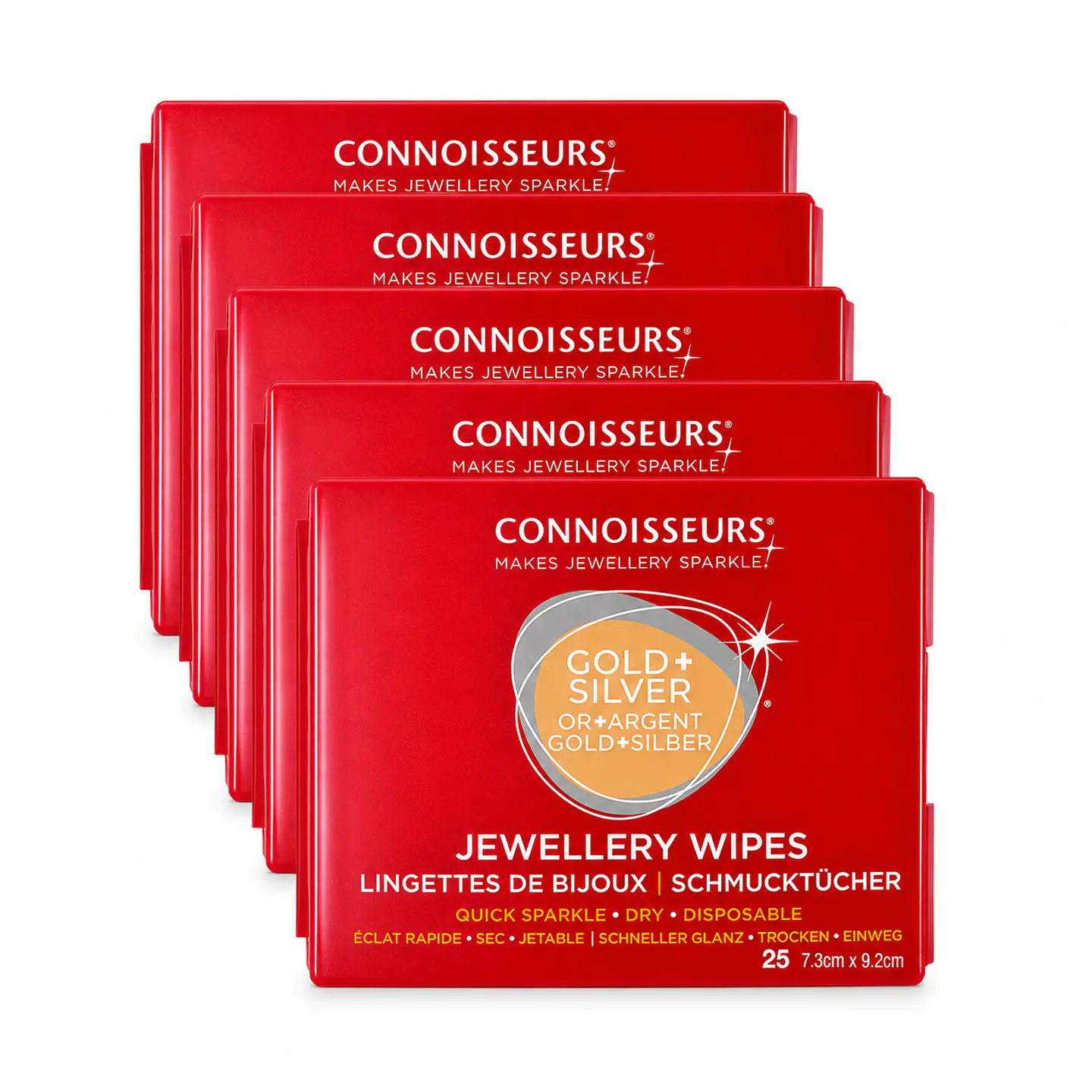 Toallitas Limpiadoras Connoisseurs para Oro y Plata – 25 Unidades 5