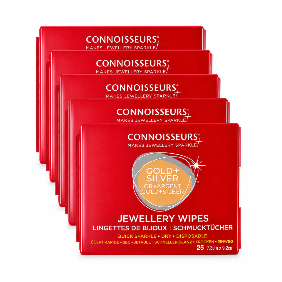Toallitas Limpiadoras Connoisseurs para Oro y Plata – 25 Unidades 5