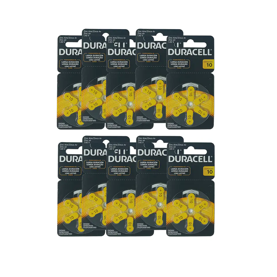 Pilas Auditivas Duracell 10 / PR70 2