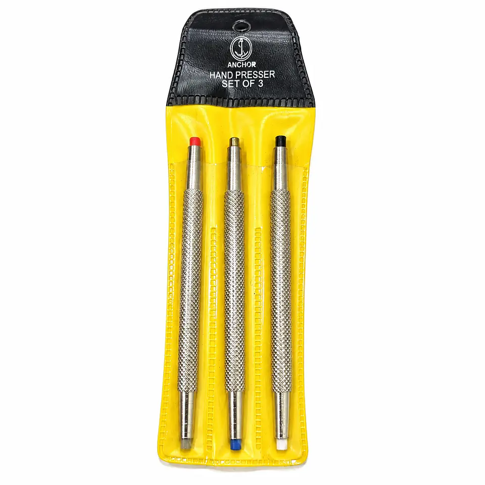 Set de 3 Prensadores para Colocar Agujas de Reloj con Estuche 1
