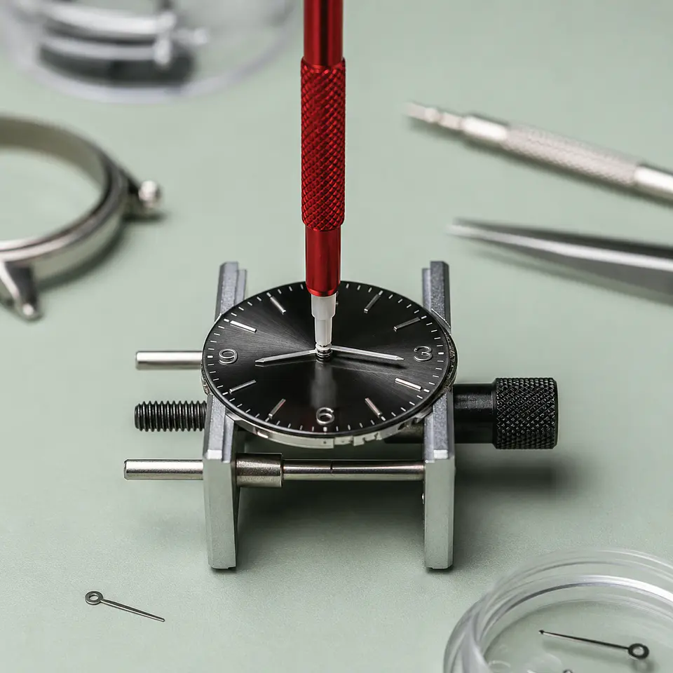 Set de 3 Prensadores de Agujas para Reloj con Puntas Delrin 6