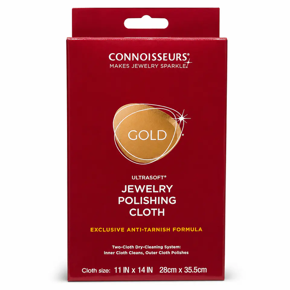 Paño Pulidor Connoisseurs UltraSoft para Oro y Relojes 28 × 35,5 cm 1