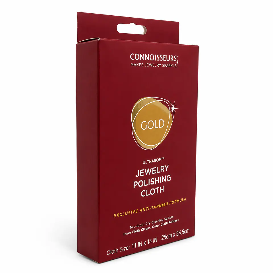 Paño Pulidor Connoisseurs UltraSoft para Oro y Relojes 28 × 35,5 cm 2