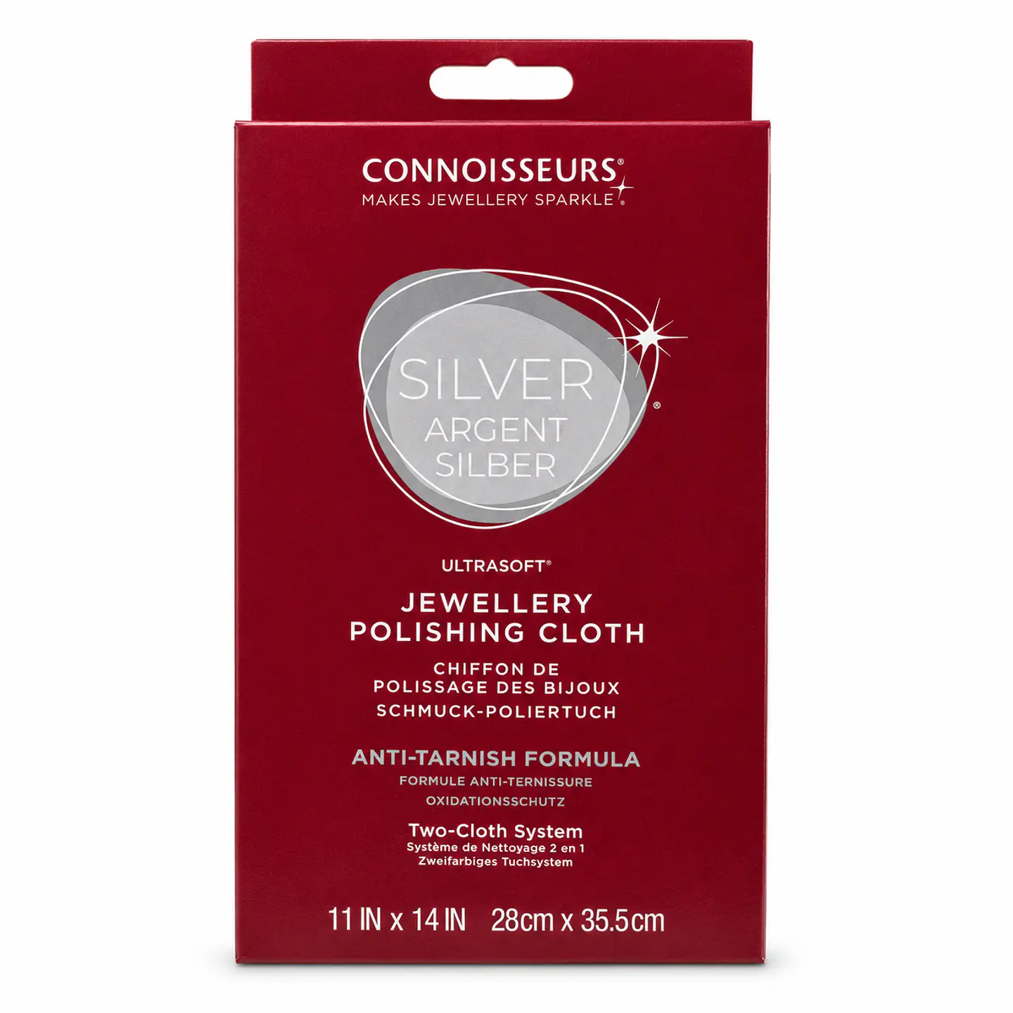 Paño Pulidor Connoisseurs UltraSoft para Plata 28 × 35,5 cm 1