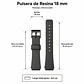 Pulsera de Resina Negra 18 mm Modelo 419 - Miniatura 5