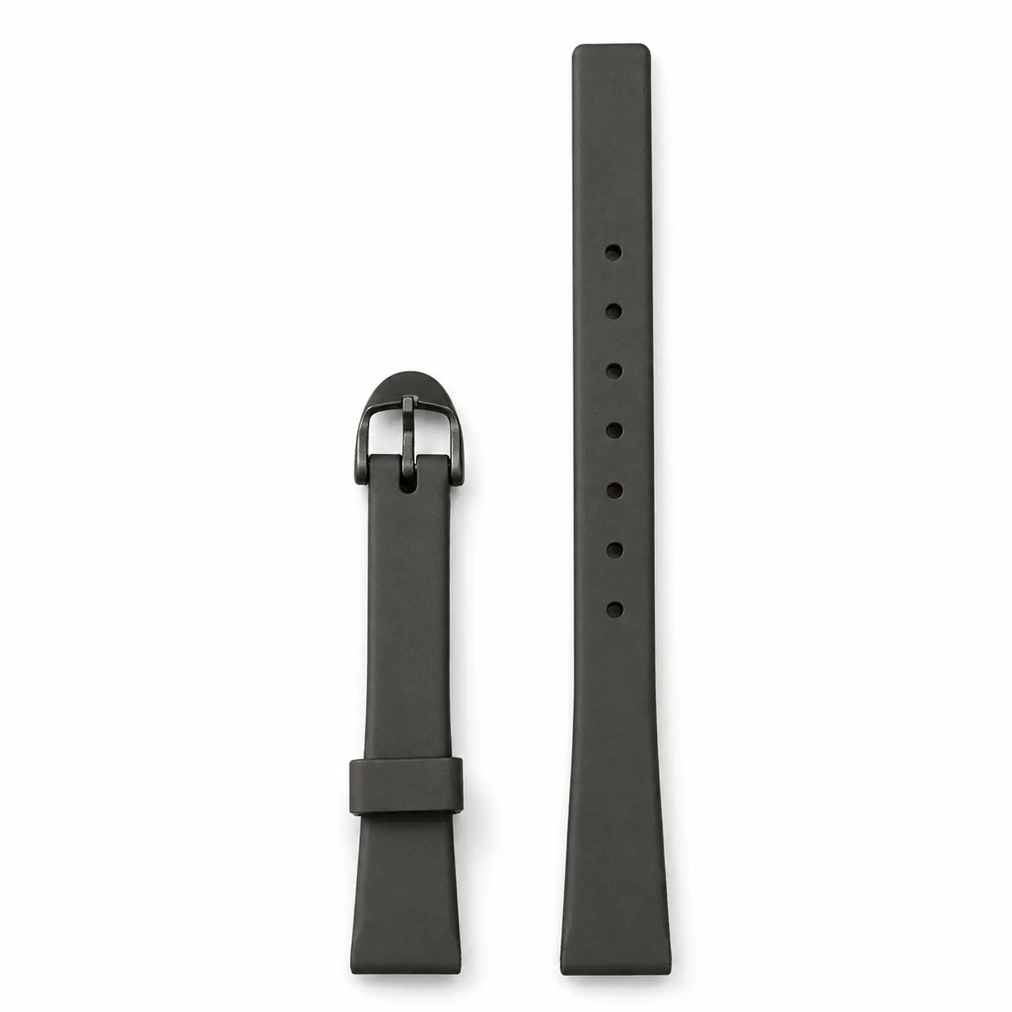 Pulsera de Resina Negra para Reloj con Hebilla Negra Repuesto Casio 12mm 2