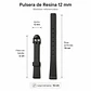 Pulsera de Resina Negra para Reloj con Hebilla Negra Repuesto Casio 12mm - Miniatura 3