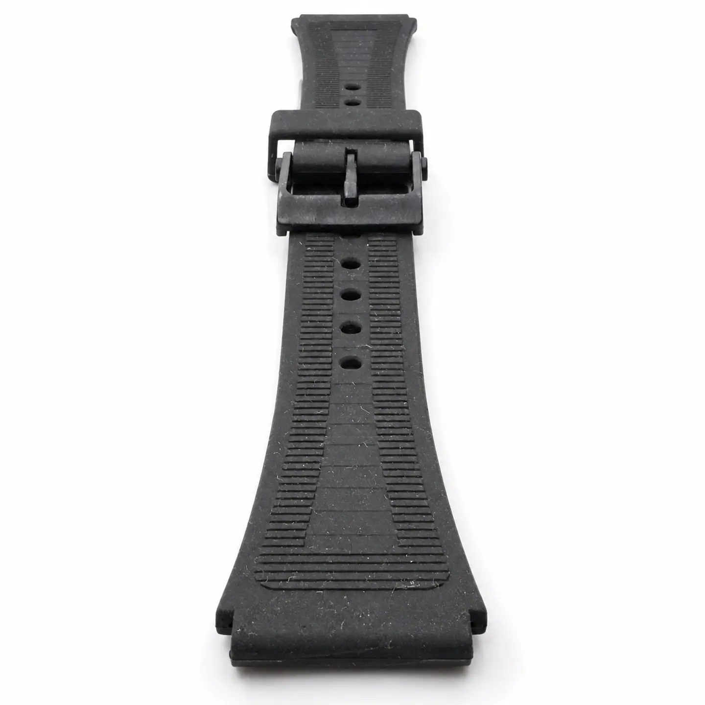 Pulsera de Resina Negra para Reloj con Hebilla Negra Repuesto Casio 18mm 4