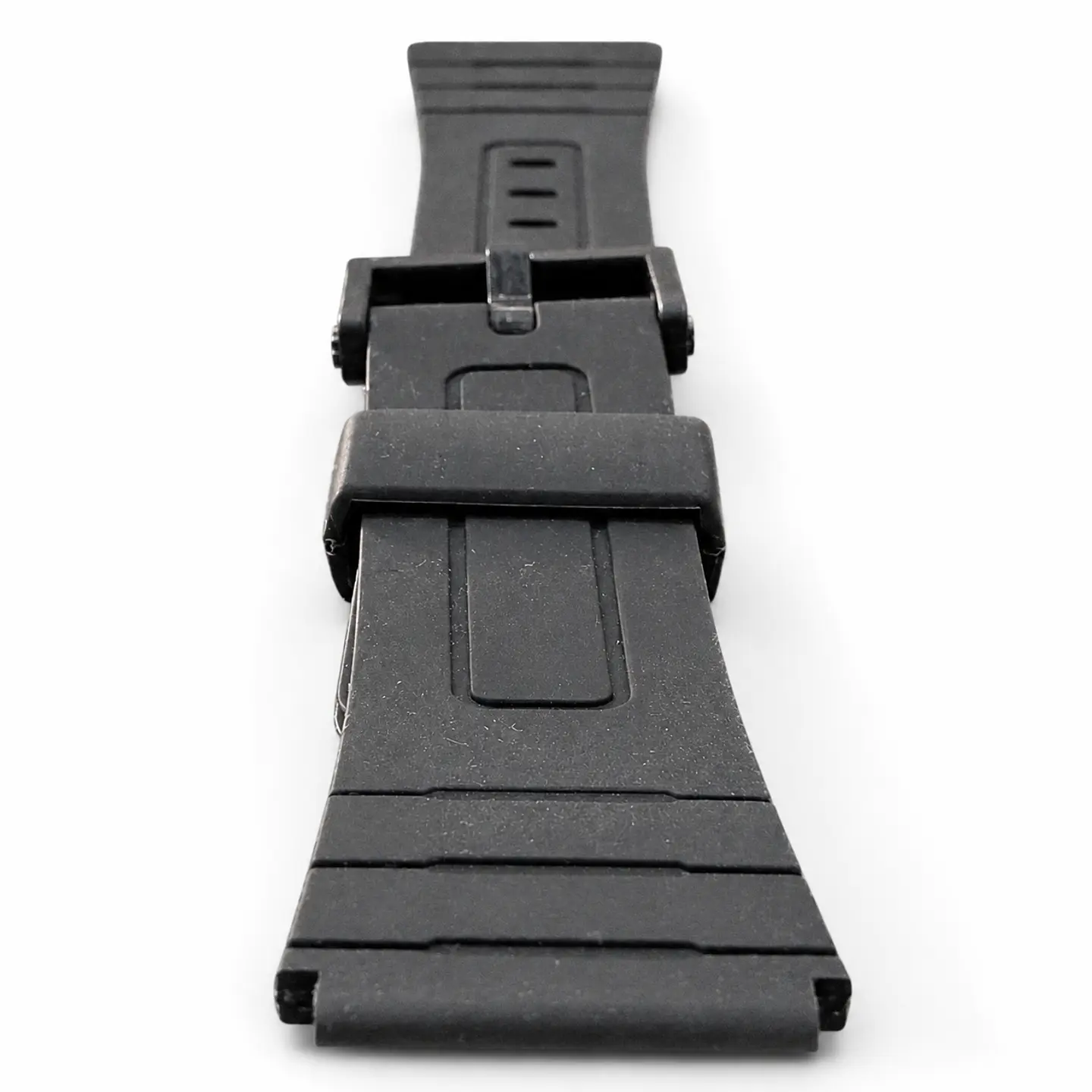 Pulsera de Resina Negra para Reloj con Hebilla Negra Repuesto Casio 18mm 4
